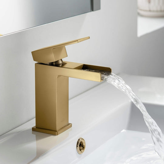 Waterfall Single Handle Bathroom Faucet
