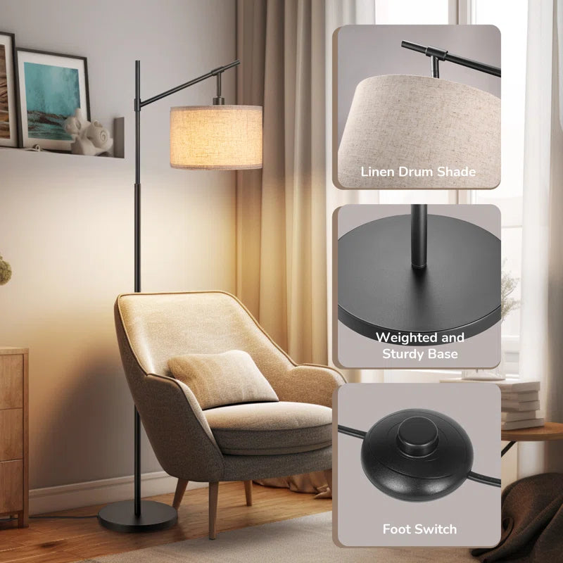 Banty 63.8'' Arched/Arc Floor Lamp