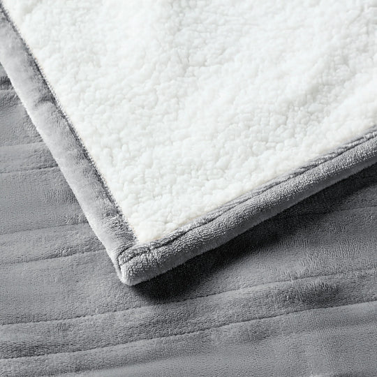 Flannel Electric Heated Blanket with Controller