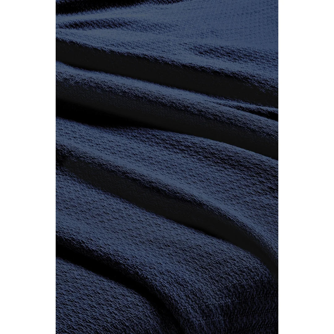 Waffle Weave Honeycomb Knit Soft Cotton Blanket