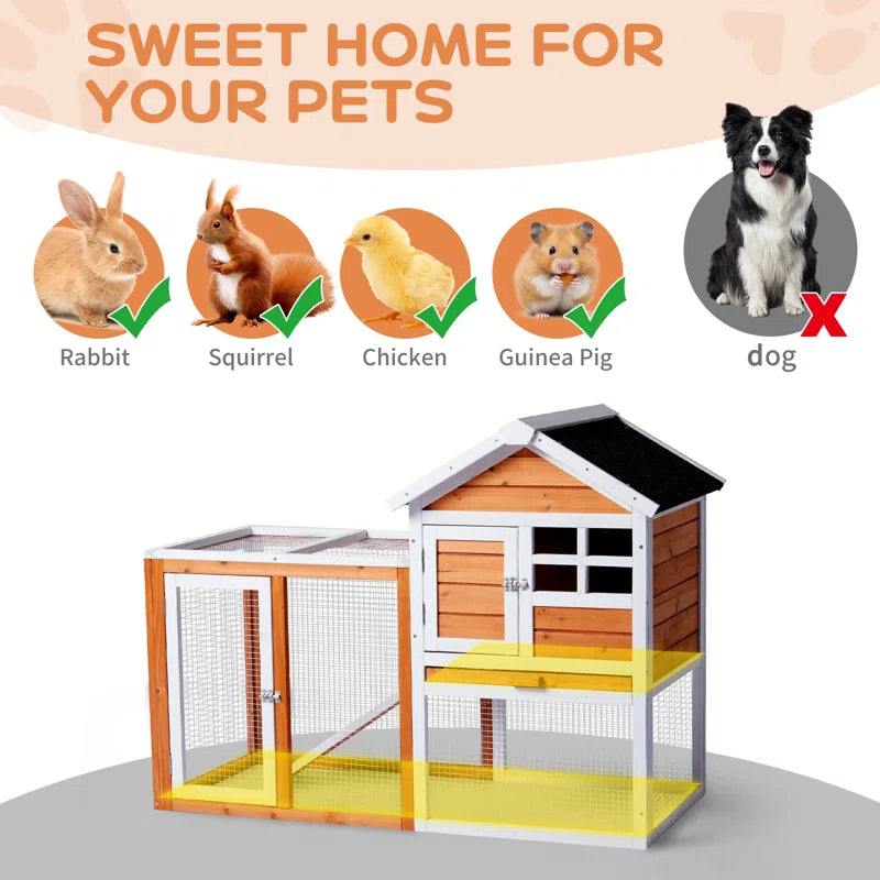Elselore 6.5 Square Feet Chicken Coop for up to 3 Chickens