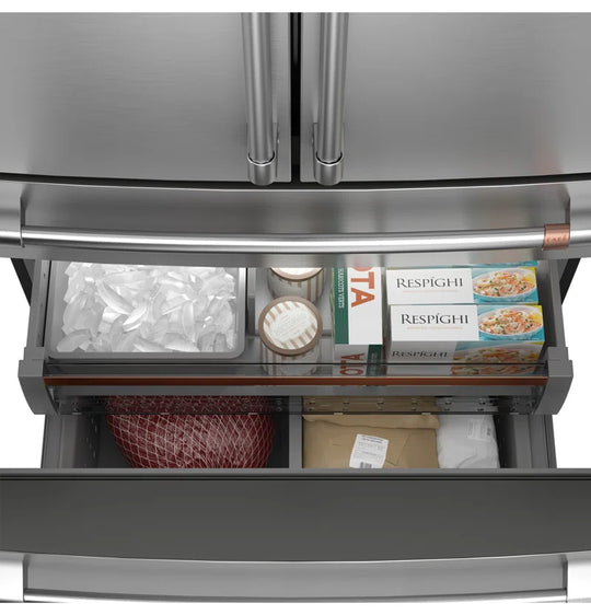 ENERGY STAR 23.2 Cu. Ft. Smart Counter-Depth 4-Door French-Door Refrigerator with Dual-Dispense Autofill Pitcher