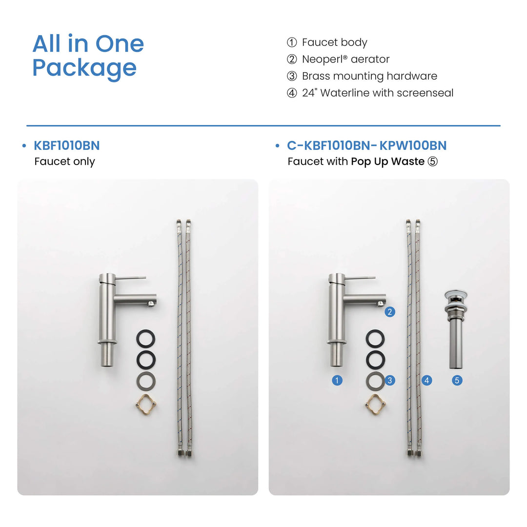 Luxury Single Hole Bathroom Faucet