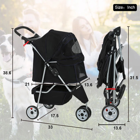 Foldable Pet Stroller