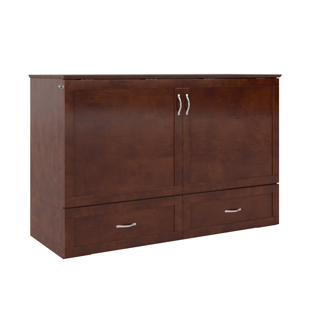 Hamilton Murphy Bed Chest with Mattress and Storage Drawer