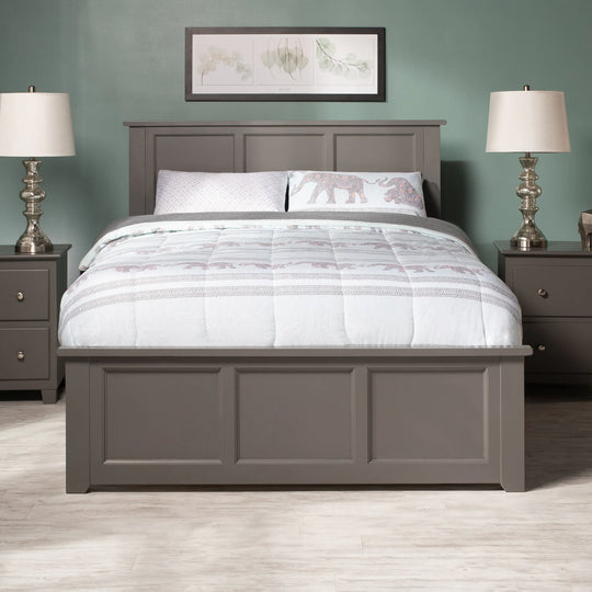 Madison Platform Bed with Matching Footboard & Trundle
