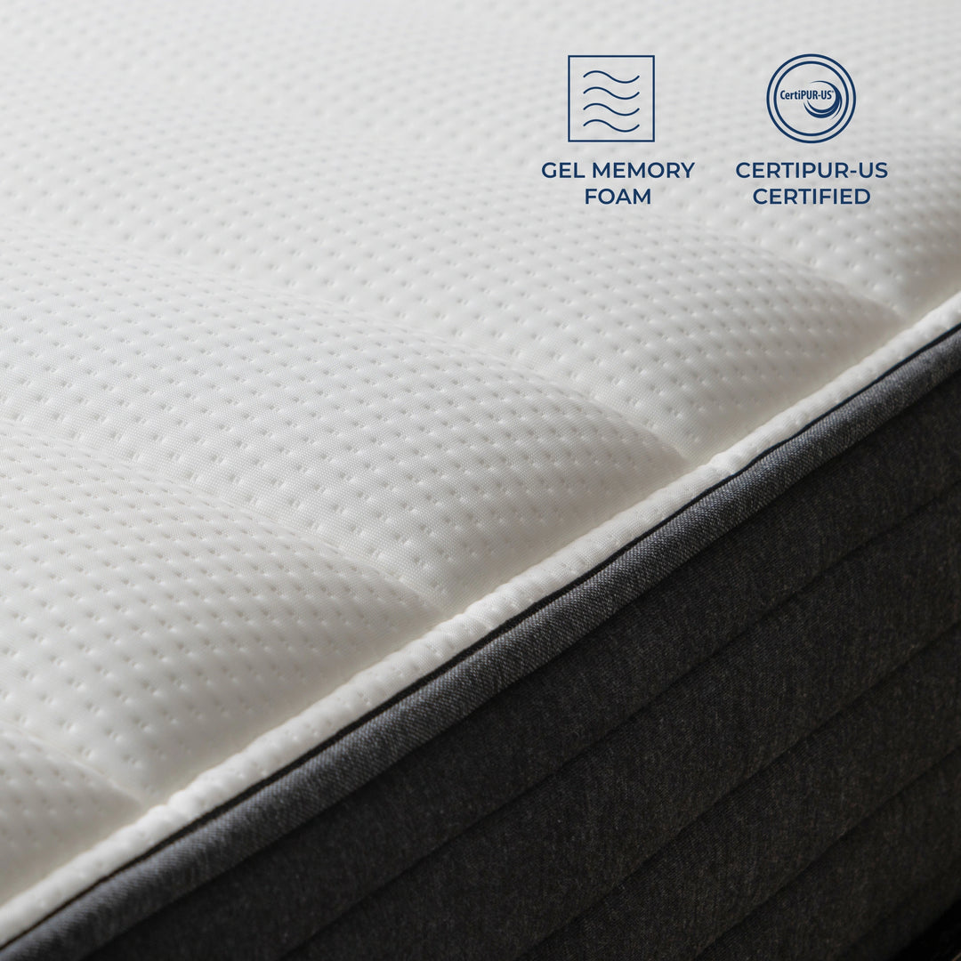 10" Gel Memory Foam Hybrid Mattress