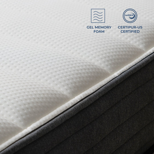 10" Gel Memory Foam Hybrid Mattress