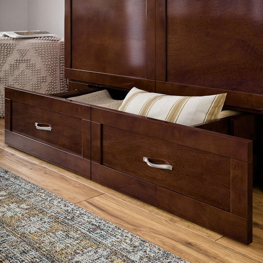 Hamilton Murphy Bed Chest with Mattress and Storage Drawer