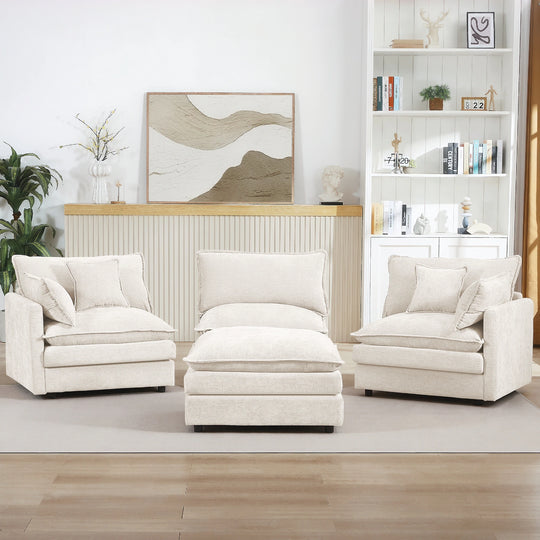 Modular Sectional Sofa, 102 Inch L Shaped Couch Set for Living Room