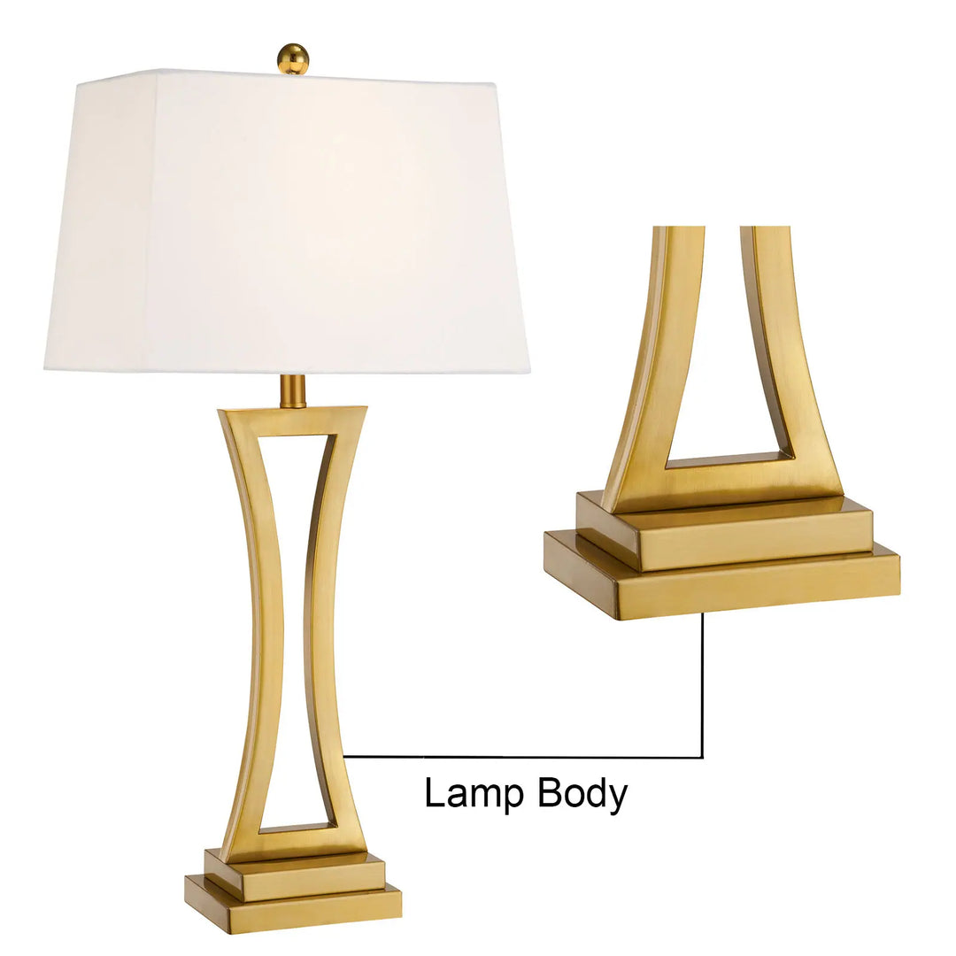 30.75" Bedside Table Lamp Set (Set of 2)