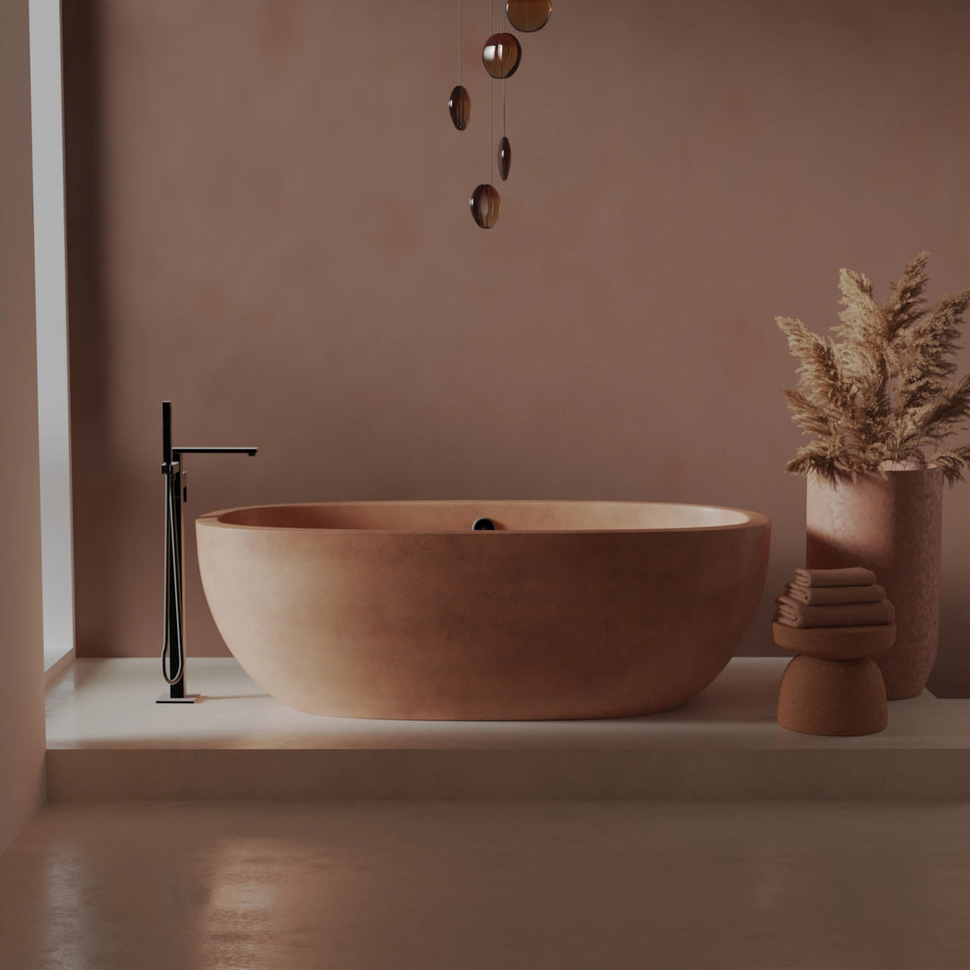 Avalon Nativestone Freestanding Soaking Tub