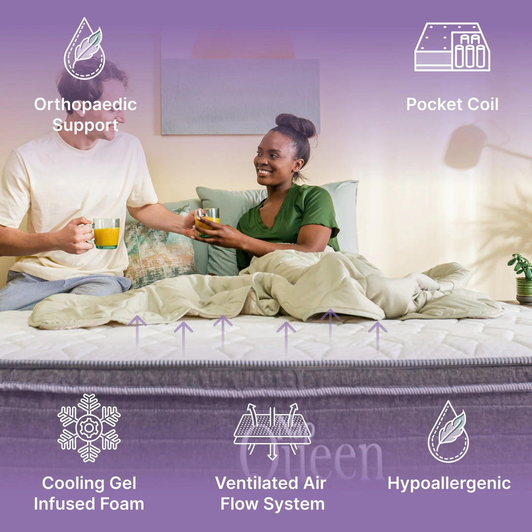 Victoria 12" Cooling Gel Hybrid Mattress