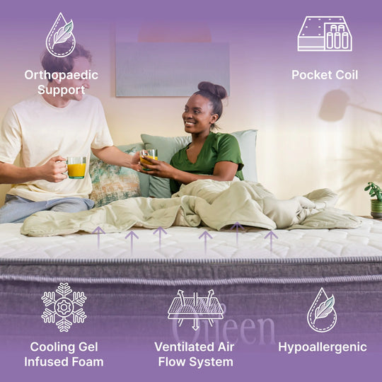 Victoria 12" Cooling Gel Hybrid Mattress