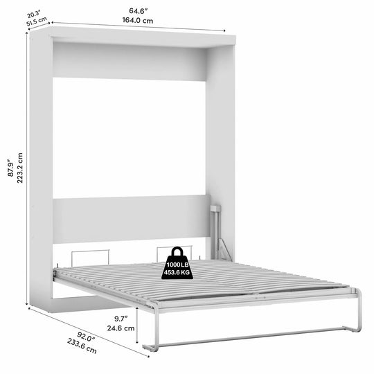 Pur 65W Queen Murphy Bed for Multipurpose Room by