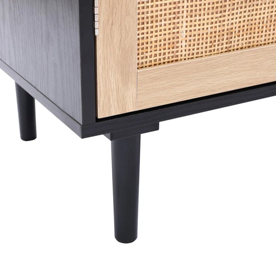 Azhar 34.6" 2 - Door Tall Accent Cabinet
