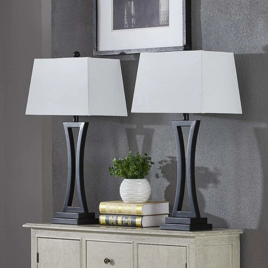30.75" Bedside Table Lamp Set (Set of 2)