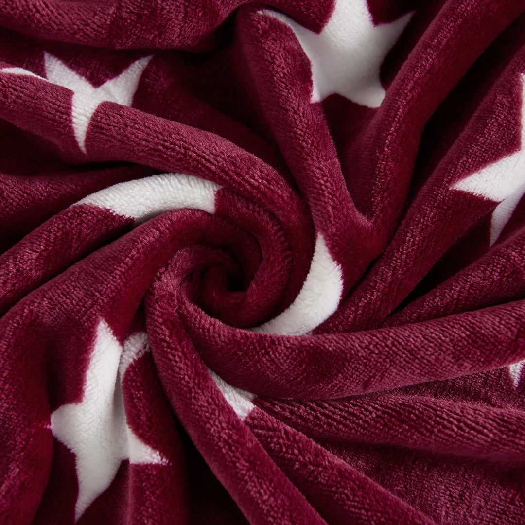 Luxuriously Velvety Plush Blanket Soft Lightweight Blanket