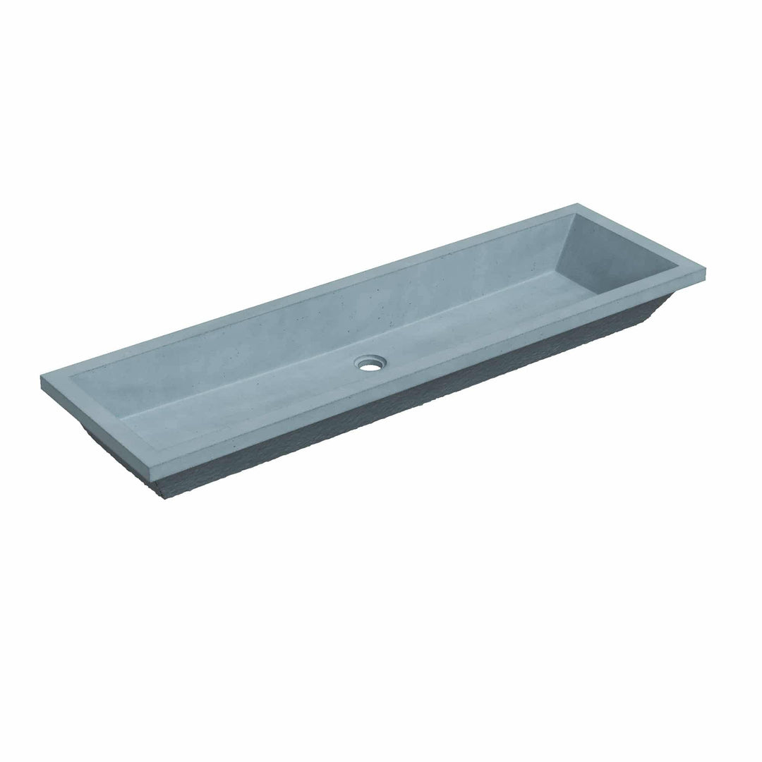 Arcata Nativestone Concrete Undermount Trough Bathroom Sink