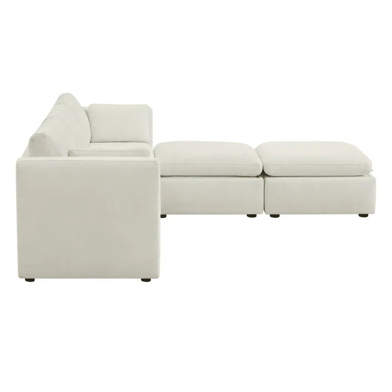 Mia Oversized Modular Sectional Fabric Sofa