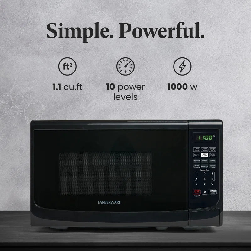 Countertop Microwave .7 Cu. Ft. 700-Watt Compact Microwave Oven