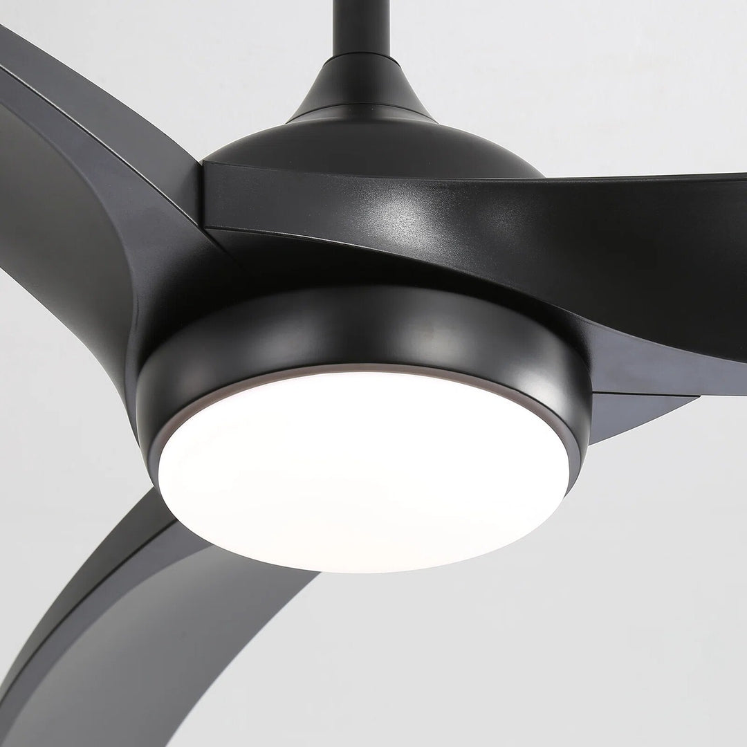 Sofucor 52/60 Inch Ceiling Fan with Integrated LED Light and Remote Control Quiet DC Motor