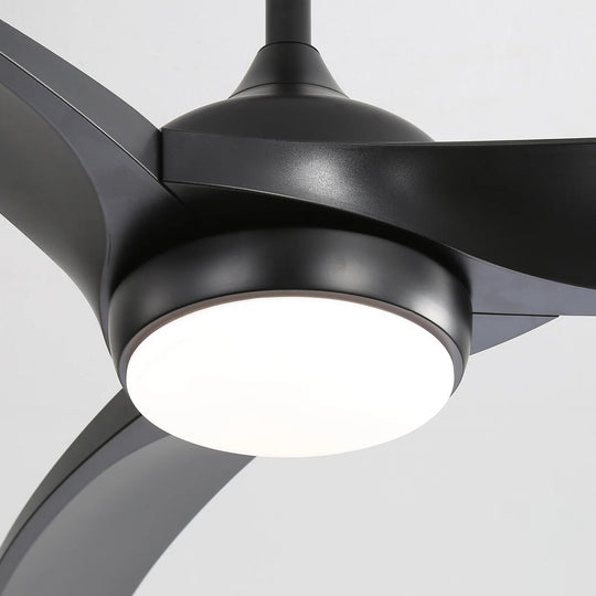 Sofucor 52/60 Inch Ceiling Fan with Integrated LED Light and Remote Control Quiet DC Motor