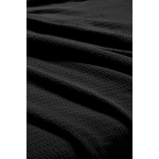 Waffle Weave Honeycomb Knit Soft Cotton Blanket