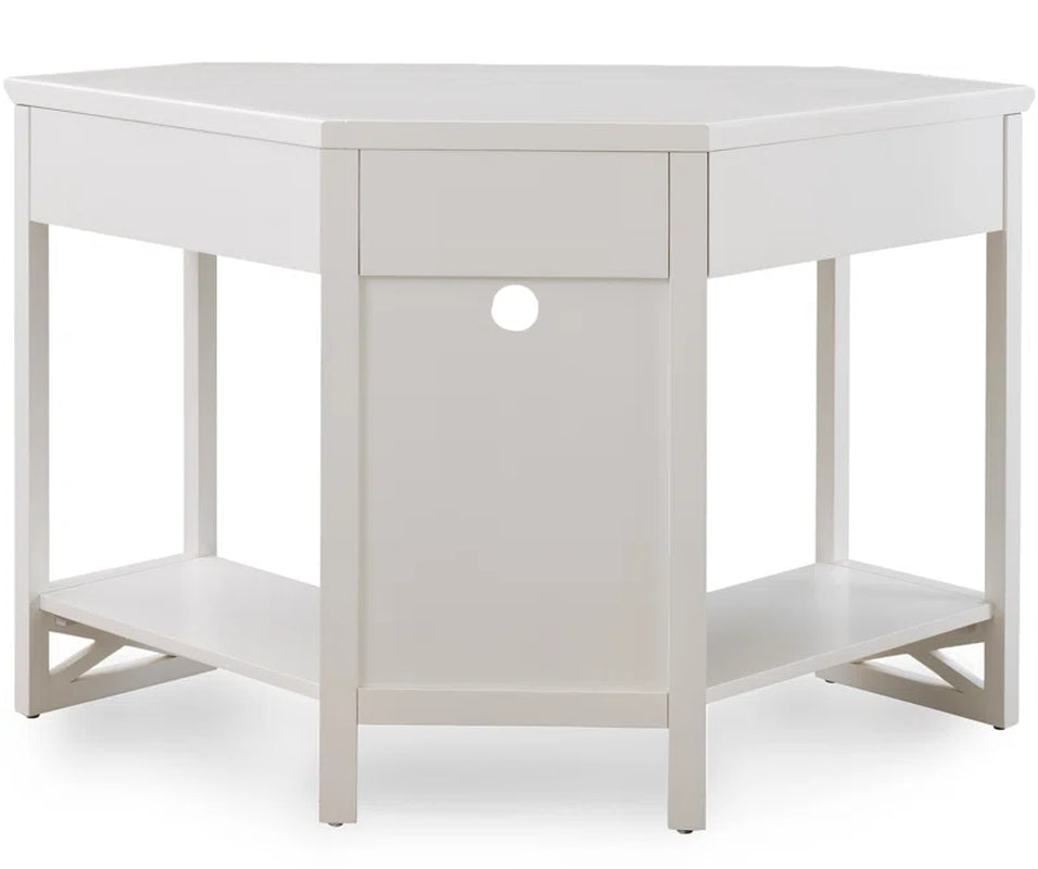 Moorton Corner Computer Desk Made with Solid Wood
