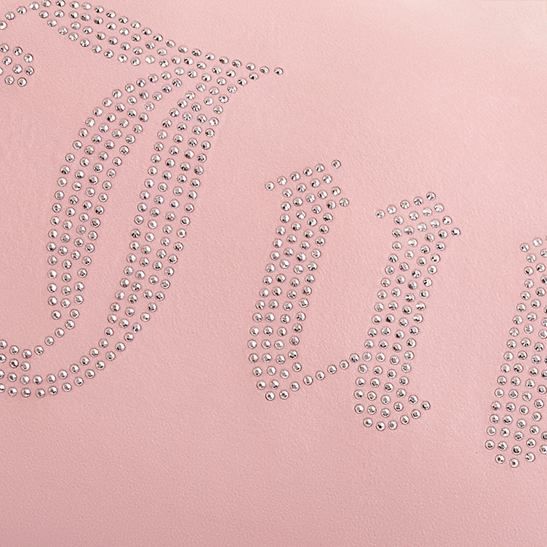 Silver Rhinestone Pillow 16" X 36"