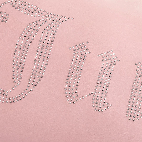 Silver Rhinestone Pillow 16" X 36"