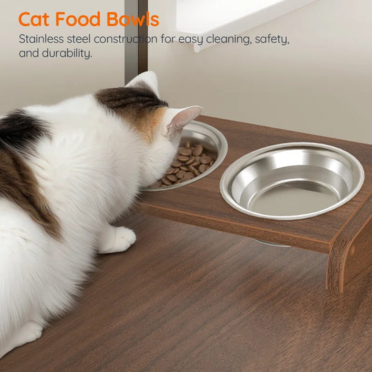 Cat Tower with Litter Box Enclosure with Shelves and Charging Station