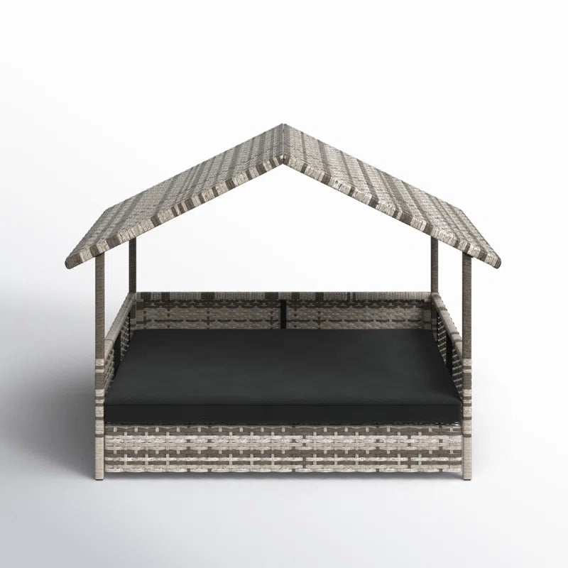 Lininger Wicker Dog House