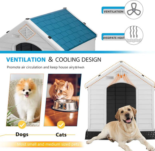 Plastic Portable Dog House