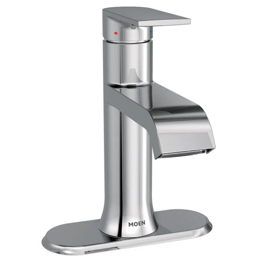 Genta LX Single Hole Bathroom Faucet with Drain Assembly