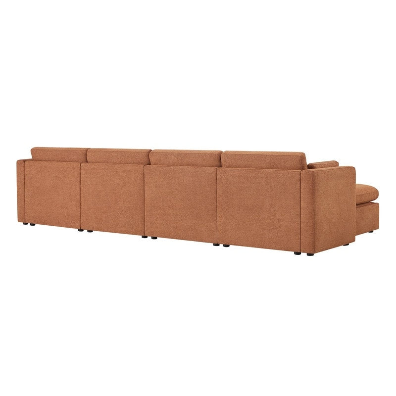 Mia Oversized Modular Sectional Fabric Sofa