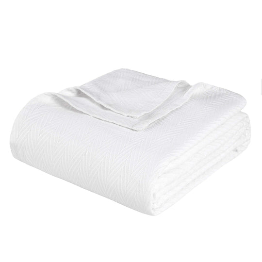 Metro Zig-Zag Chevron All-Season Bedding Cotton Blanket
