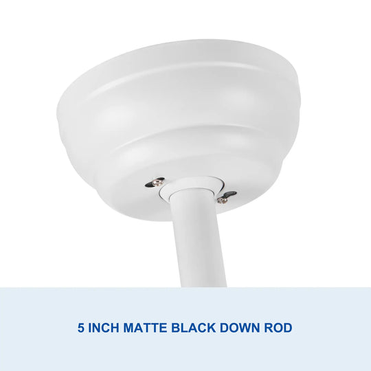 Sofucor 52/60 Inch Ceiling Fan with Integrated LED Light and Remote Control Quiet DC Motor